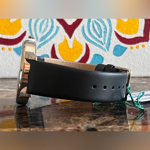 Lacoste Madrid Black Leather Band Blue Dial 2011034 - Picture 6 of 9